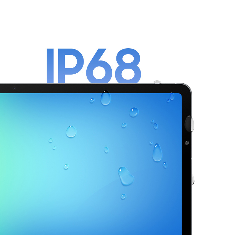 img10-galaxy-tab-s10-fe Samsung Galaxy Tab S10 FE con certificazione IP68 per resistenza a polvere e acqua.