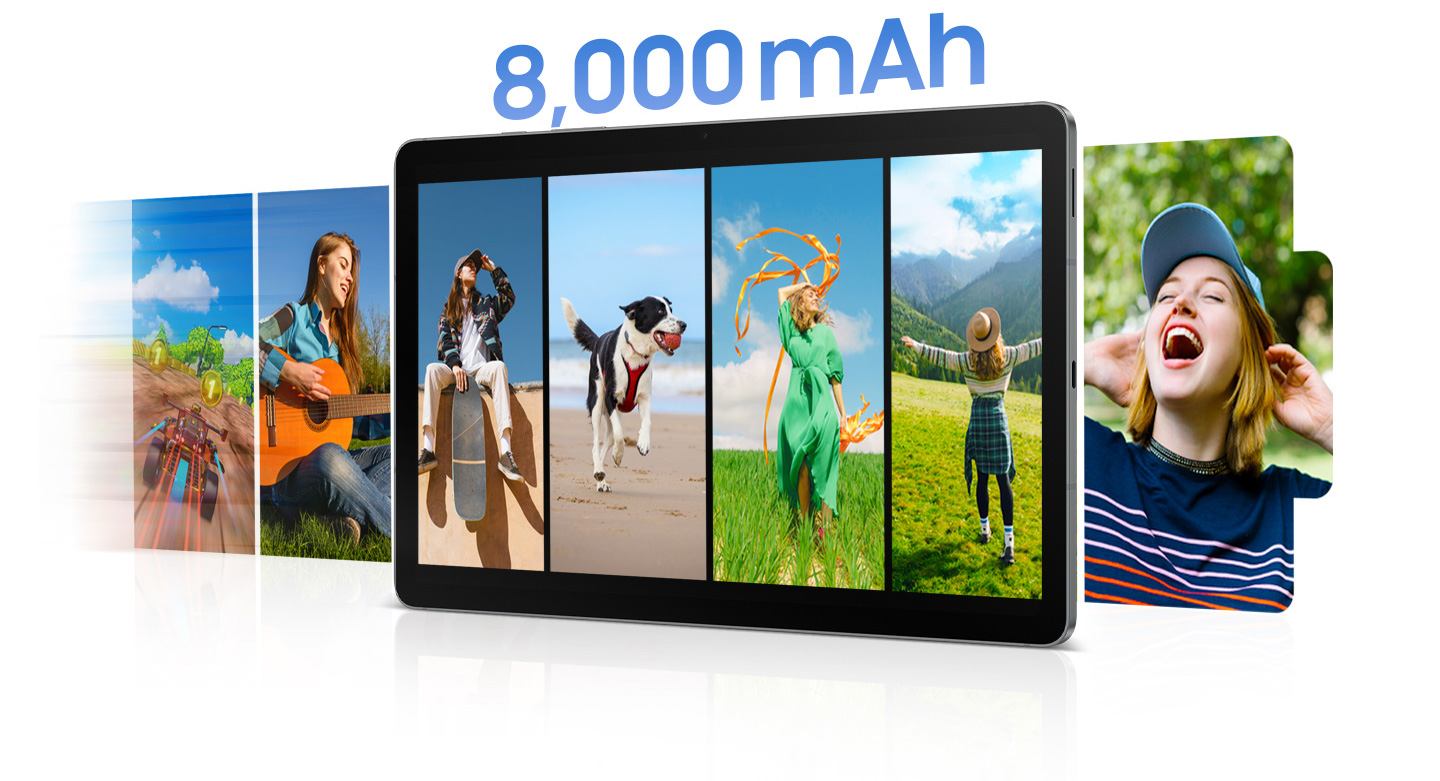 Samsung Galaxy Tab S10 FE con S Pen che cerchia il contenuto da approfondire.