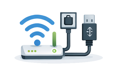 connessione connettività completa