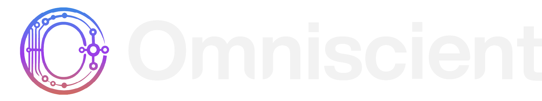 Logo omniscent bianco