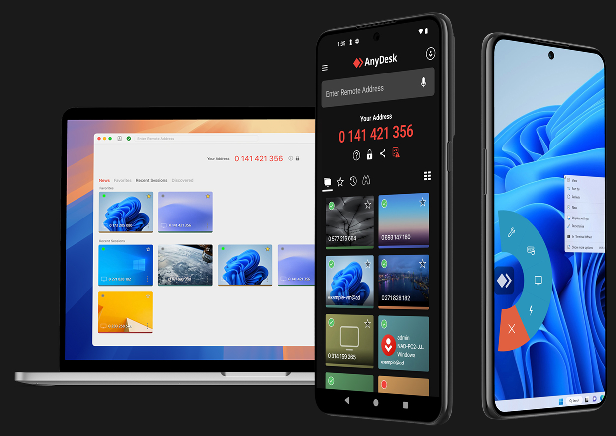 laptop-smartphone-anydesk-interfaccia